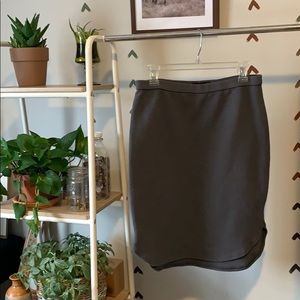 Like new grey ribbed Banana Republic pencil skirt